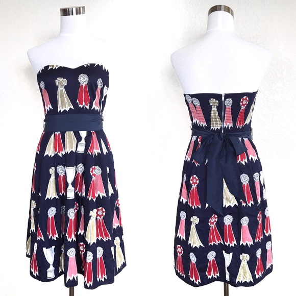 Anthropologie Dresses & Skirts - Anthropologie Equestrian Ribbon Dress Sweetheart